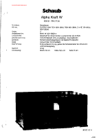 ITT Alpha-kraft-w - Manual 